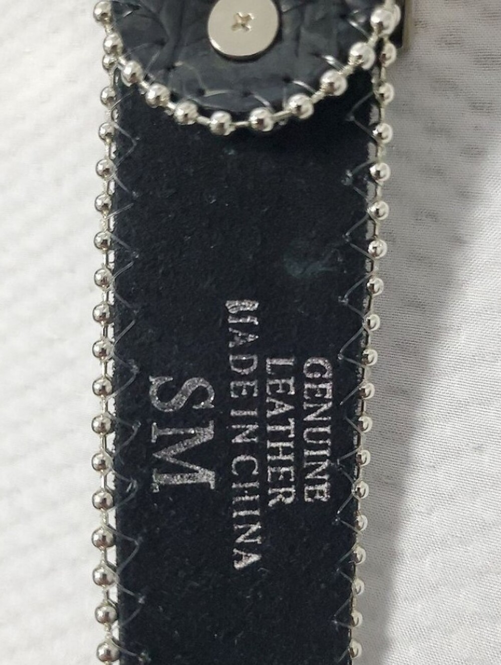 Angel Ranch Leather Rhinestone Belt - SM - Picture 10 of 16